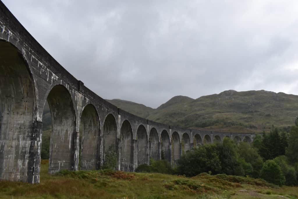 Glenfinnan Viadukten Harry Potter bro