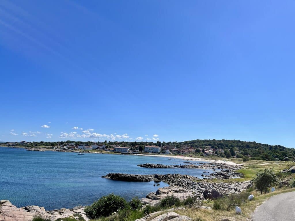 Sandvig, hyggelig by med strand på Bornholm