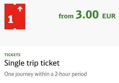 single trip ticket berlin
