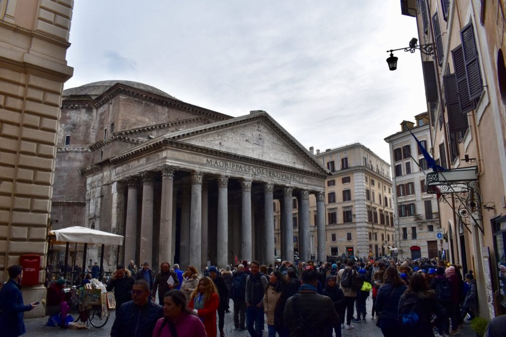 pantheon, det historiske centrum i rom