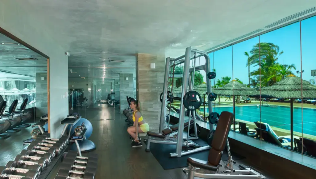 fitnesscenter på luksushotel i limassol