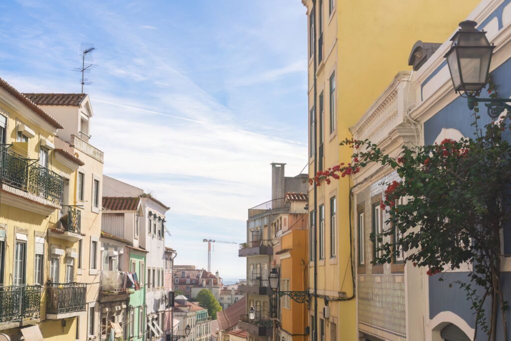 Alfama i Lissabon