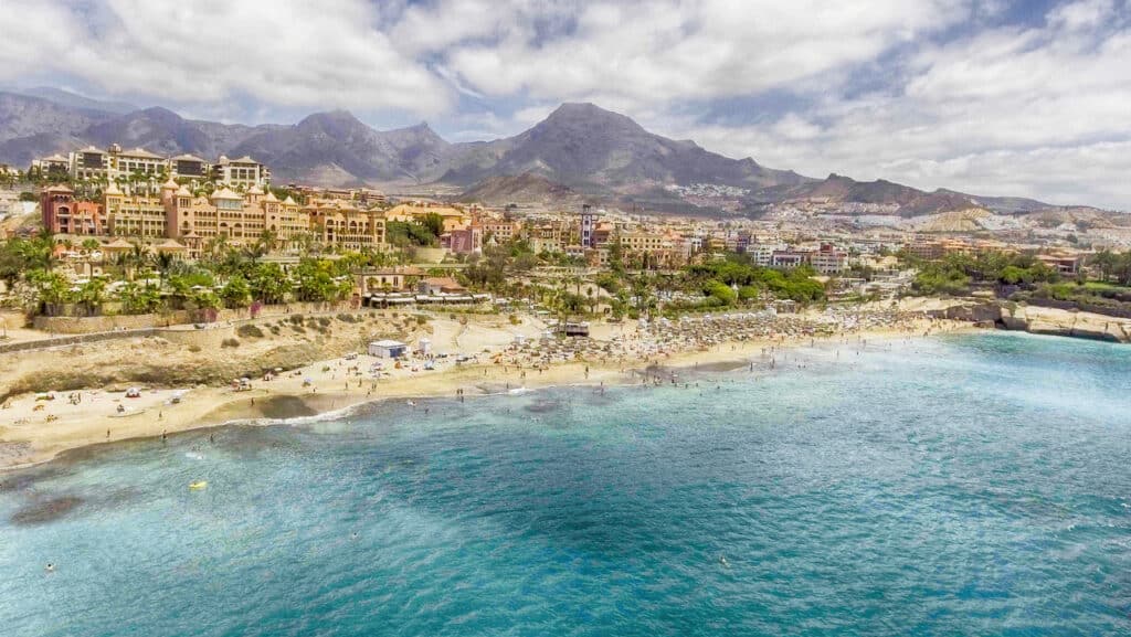 Playa de las Américas, godt område at bo for turister på Tenerife