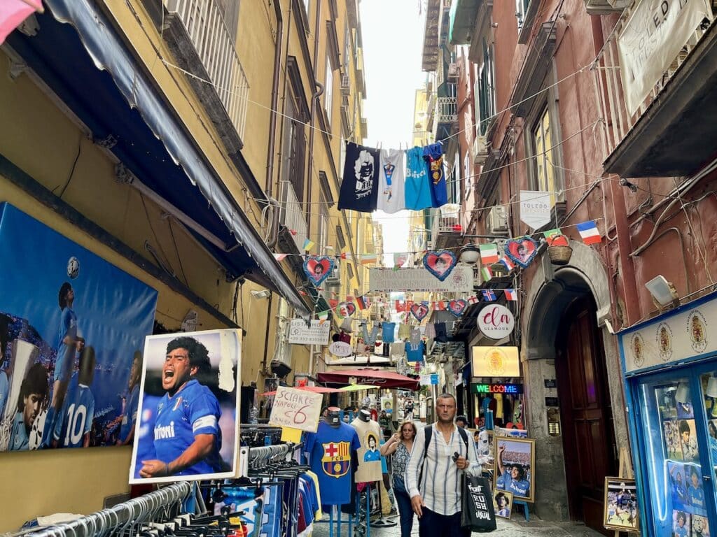 Det spanske kvarter Napoli