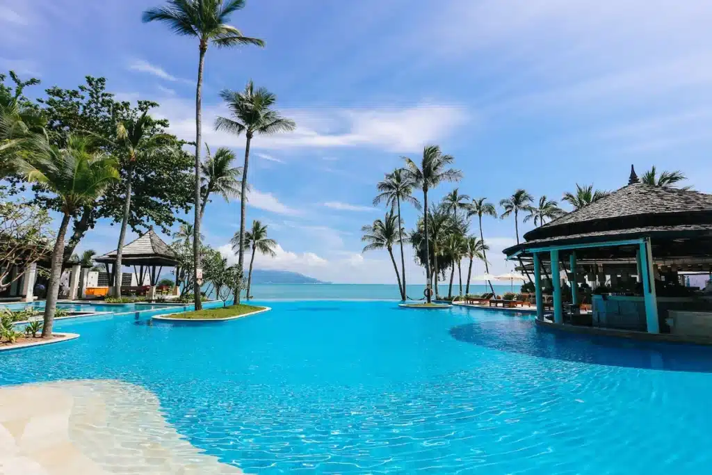 Melati Beach Resort pool