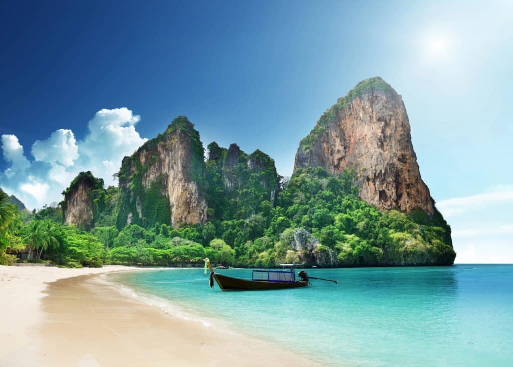 Railay Beach i Thailand