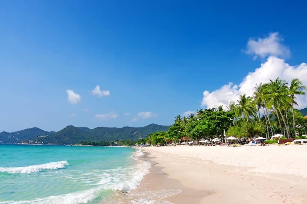 Chaweng Beach på Koh Samui