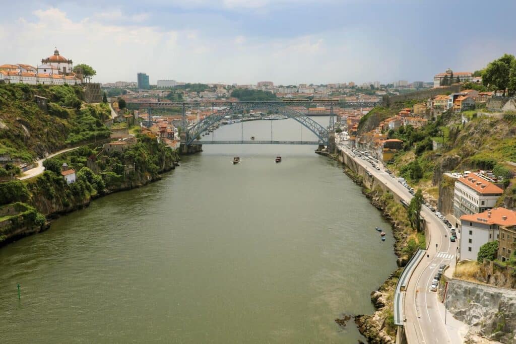 Douro floden i Porto.