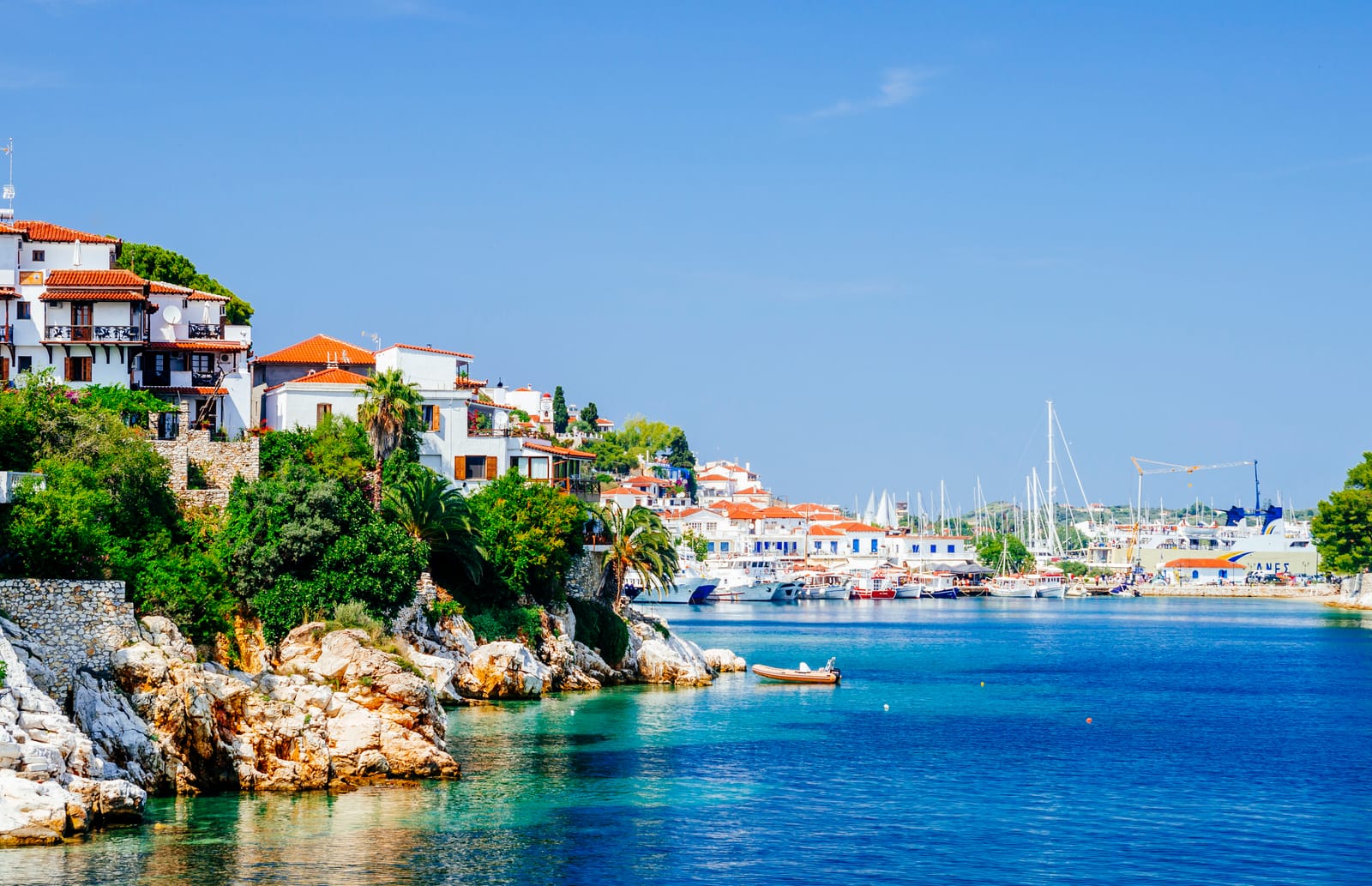 hvor skal man bo på skiathos