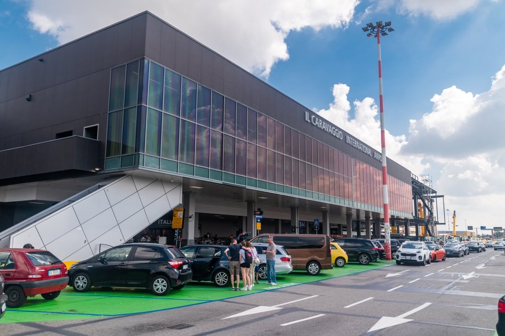 Terminalbygningen i Bergamo Lufthavn i Orio al Serio