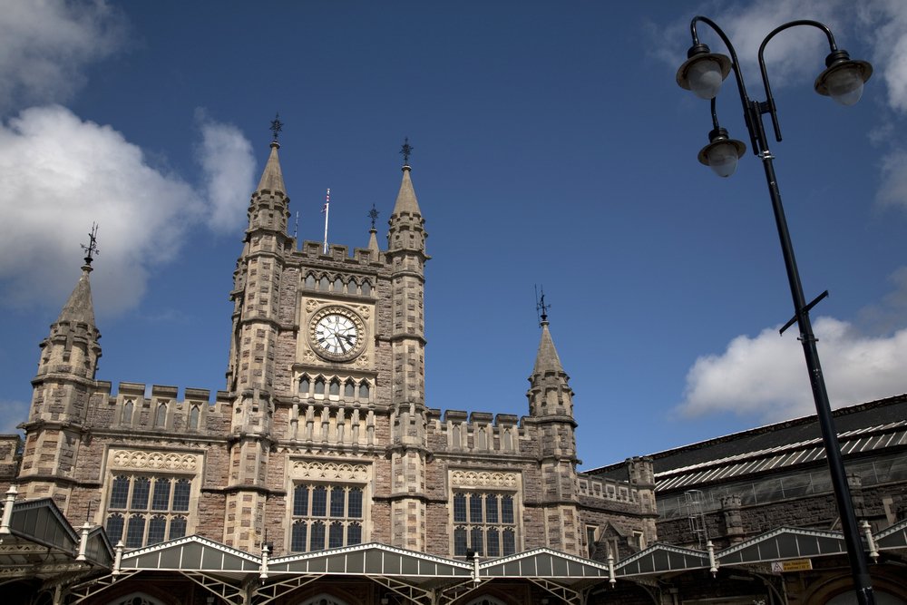 Stationsbygningen Bristol Temple Meads i Redcliffe