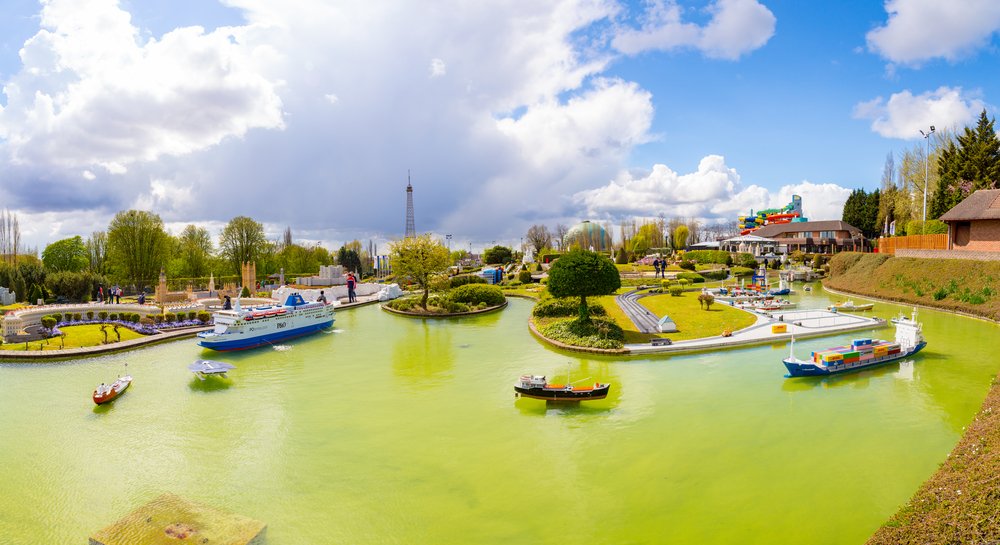 Miniatureparken Mini-Europe ved Atomium i Bruxelles