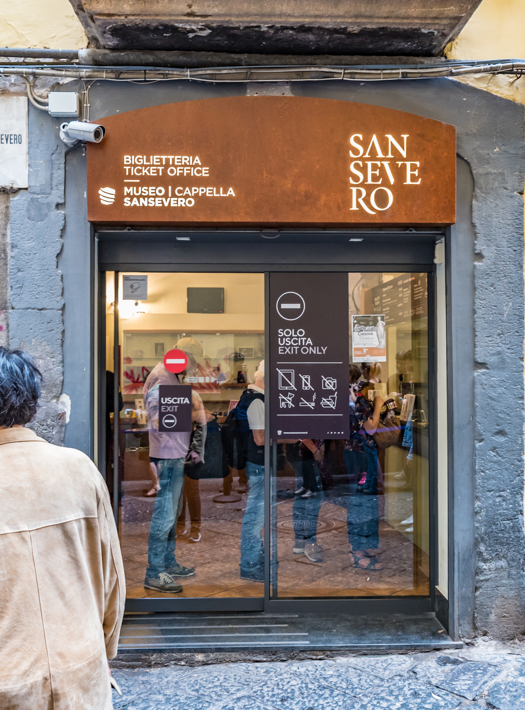 Cappella Sansevero i Napoli set udefra