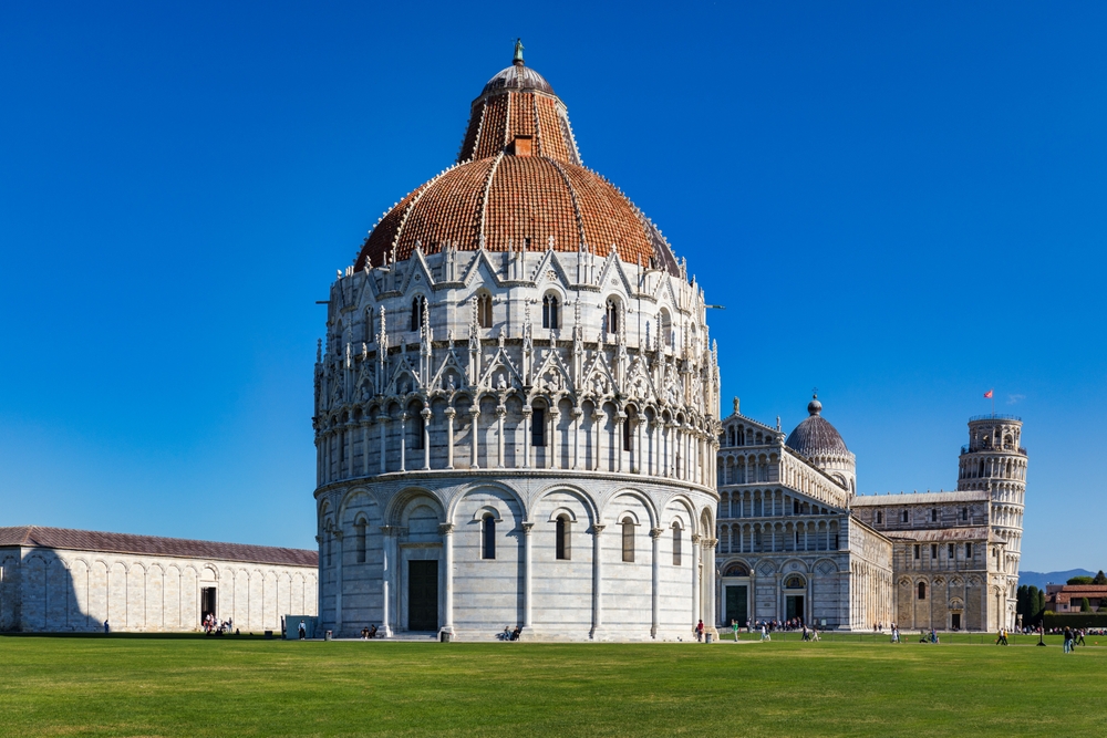 Domkirken og Det Skæve Tårn i Pisa