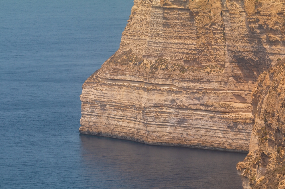 Dingli Cliffs over Middelhavet på Maltas vestkyst