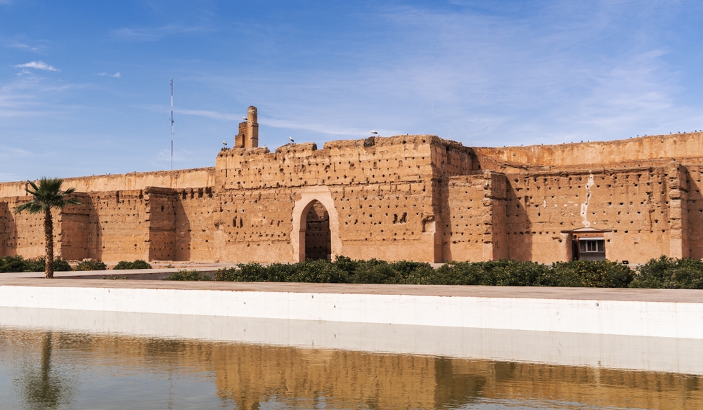 El Badi-paladset i Kasbah i Marrakech