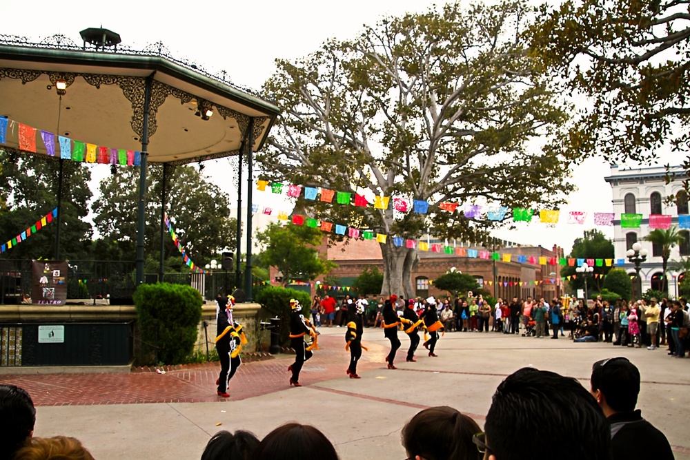 El Pueblo de Los Angeles ved Olvera Street i Downtown