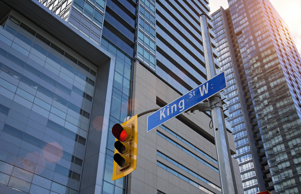 King Street i Torontos Entertainment District