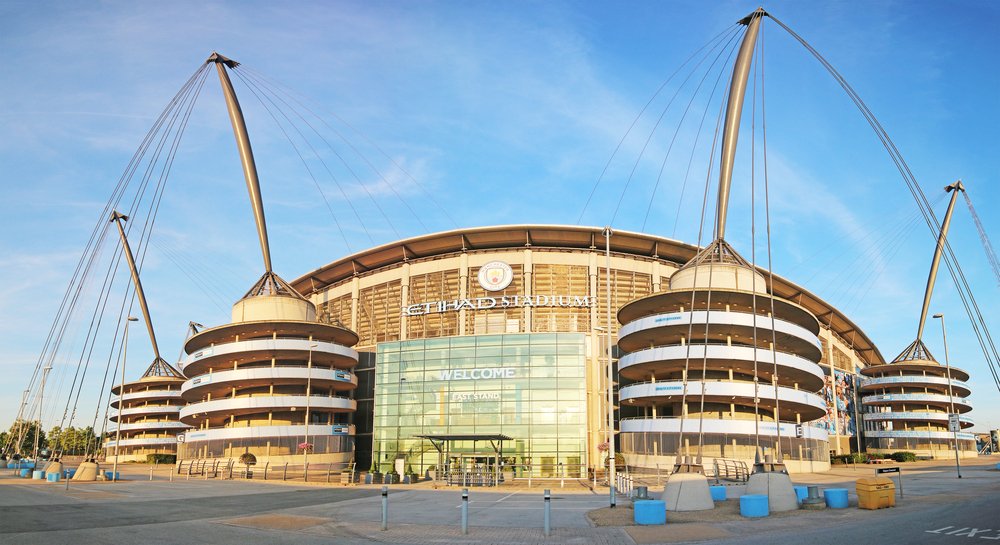 Etihad Stadium, Manchester Citys stadion, i Manchester