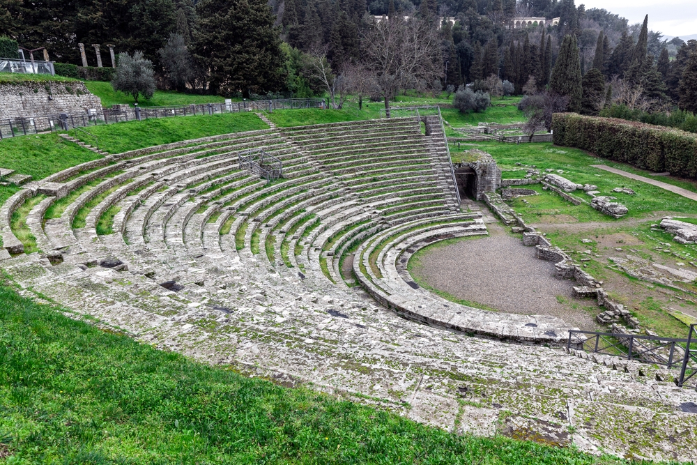 Det romerske teater i Fiesole ved Firenze