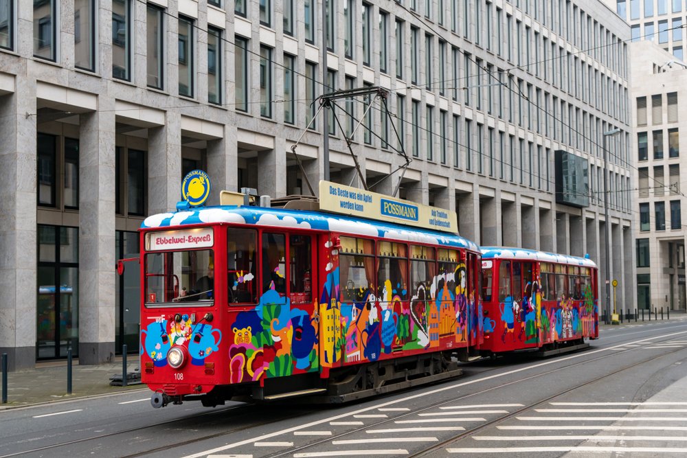 Æblevinssporvognen Ebbelwei-Express i Frankfurt