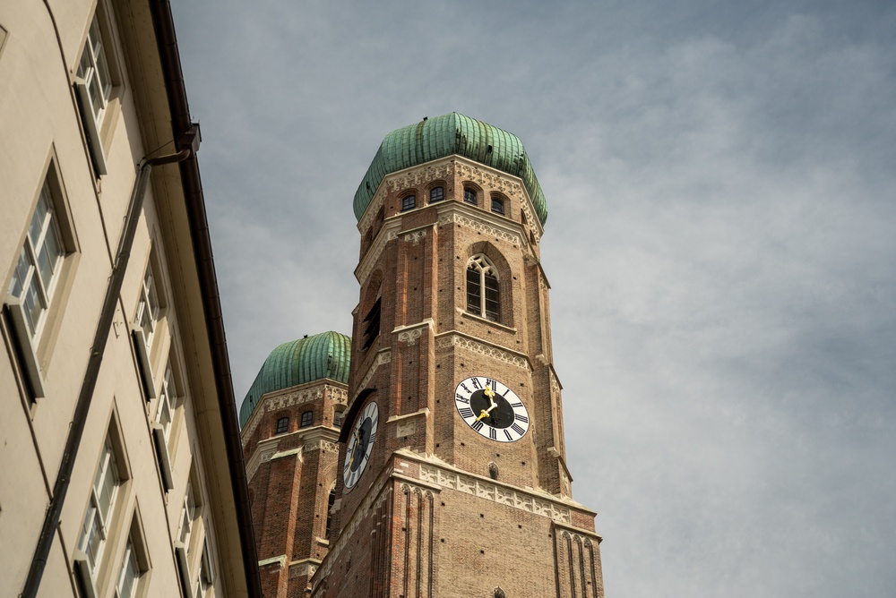 Frauenkirches to tårne med de grønne kupler i München