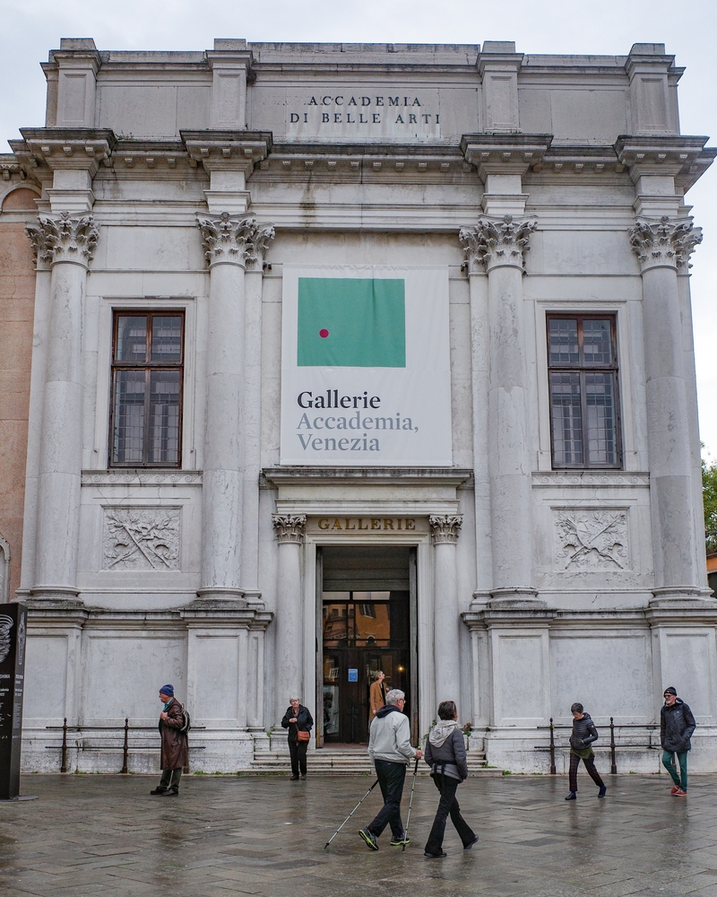 Hovedindgangen til Gallerie dell'Accademia i Venedig