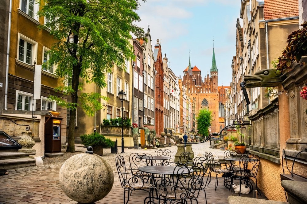 Arkitekturen i Mariacka-gaden