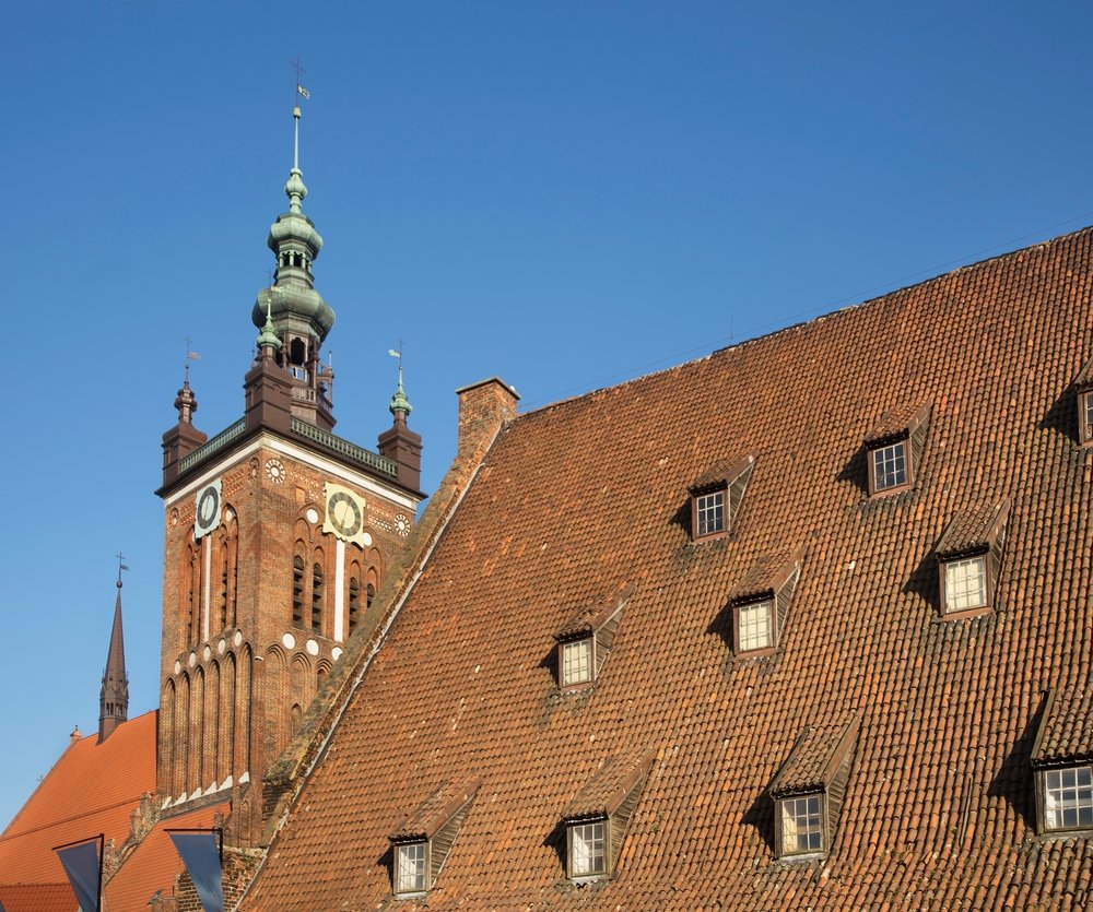 Den Store Mølle og Sankt Katarina-kirken