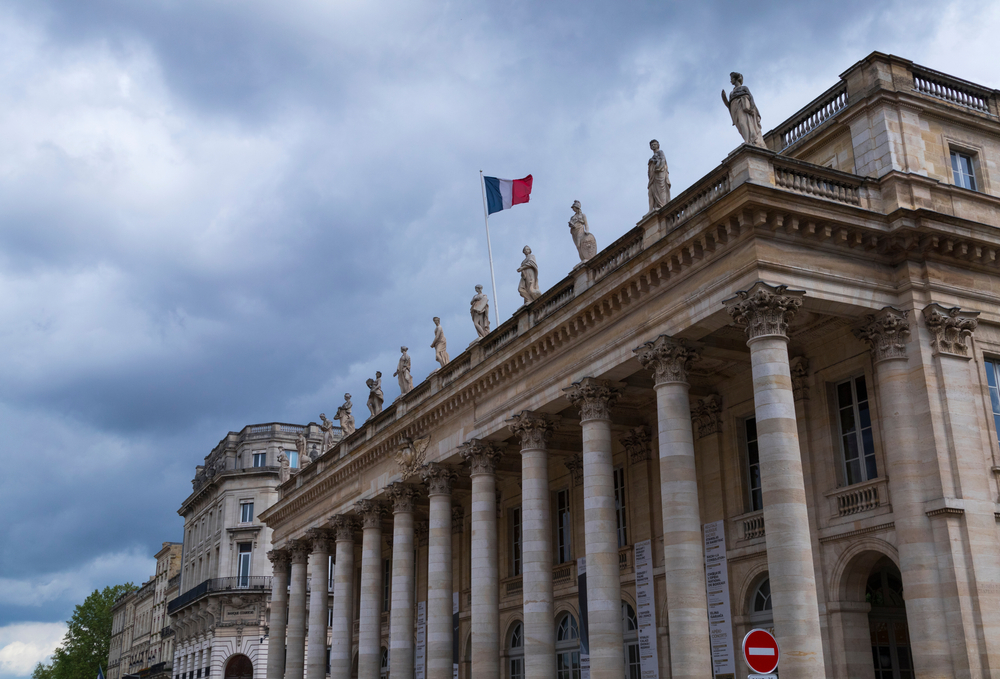 Grand Théâtre på Place de la Comédie i Bordeaux