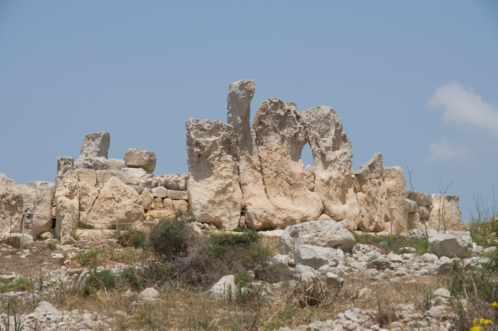 Stentemplet Ħaġar Qim ved Qrendi på Malta