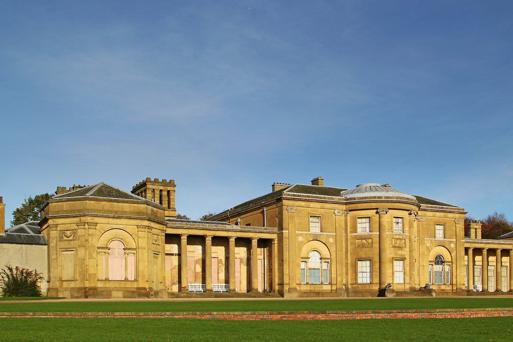 Herregården Heaton Hall i Heaton Park nord for Manchester