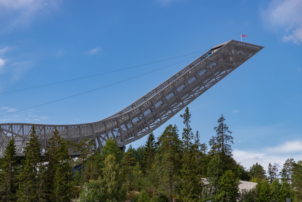 Skihopbakken Holmenkollbakken i Oslo