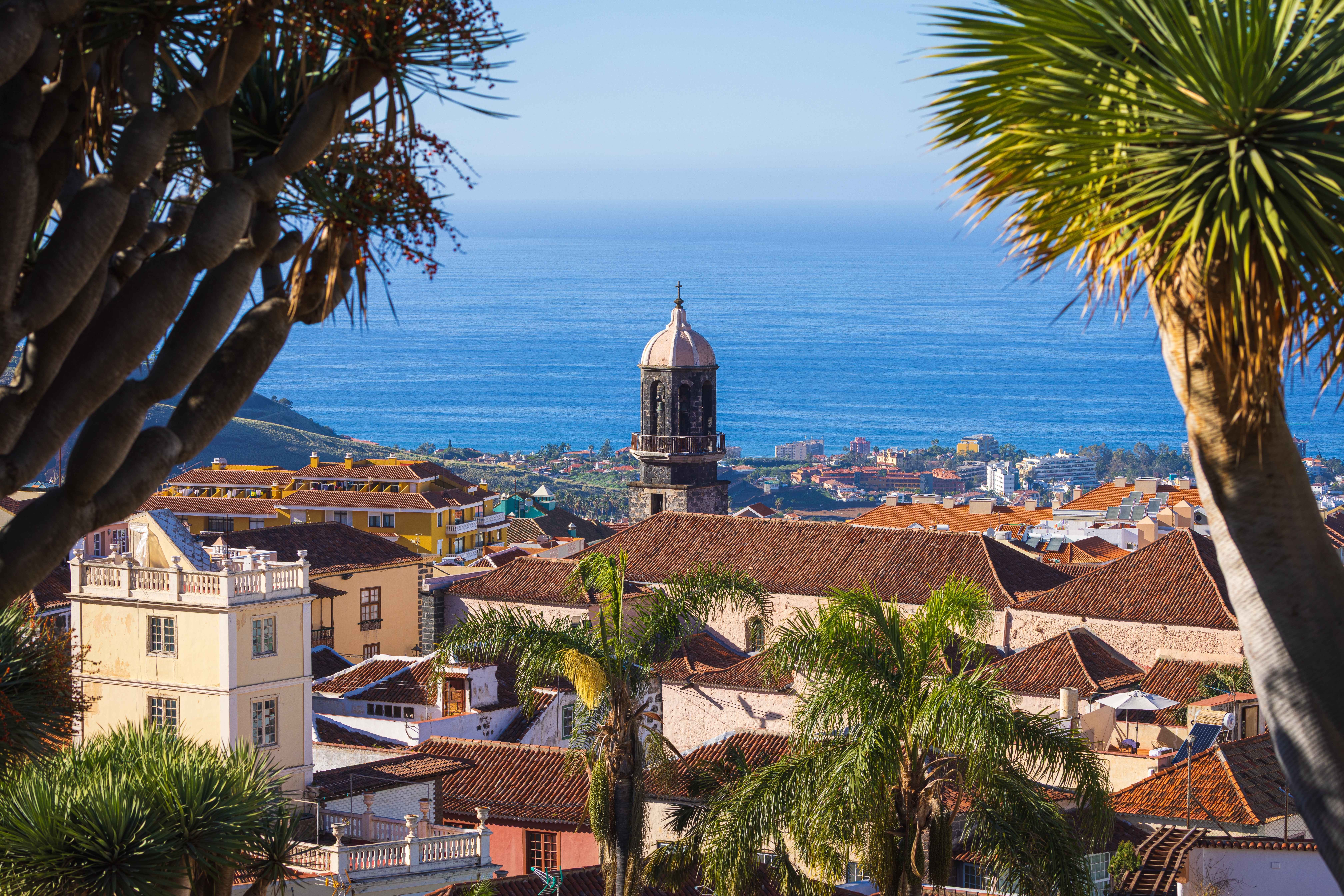 Udsigt over byen La Orotava
