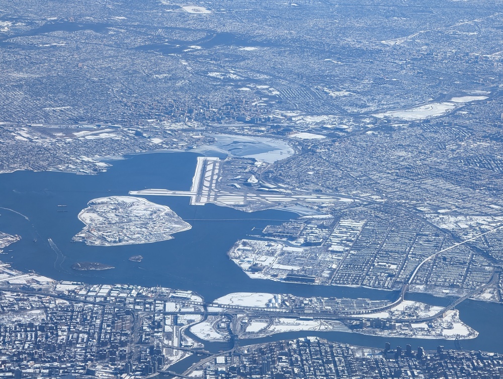 Luftfoto af LaGuardia Airport i New York