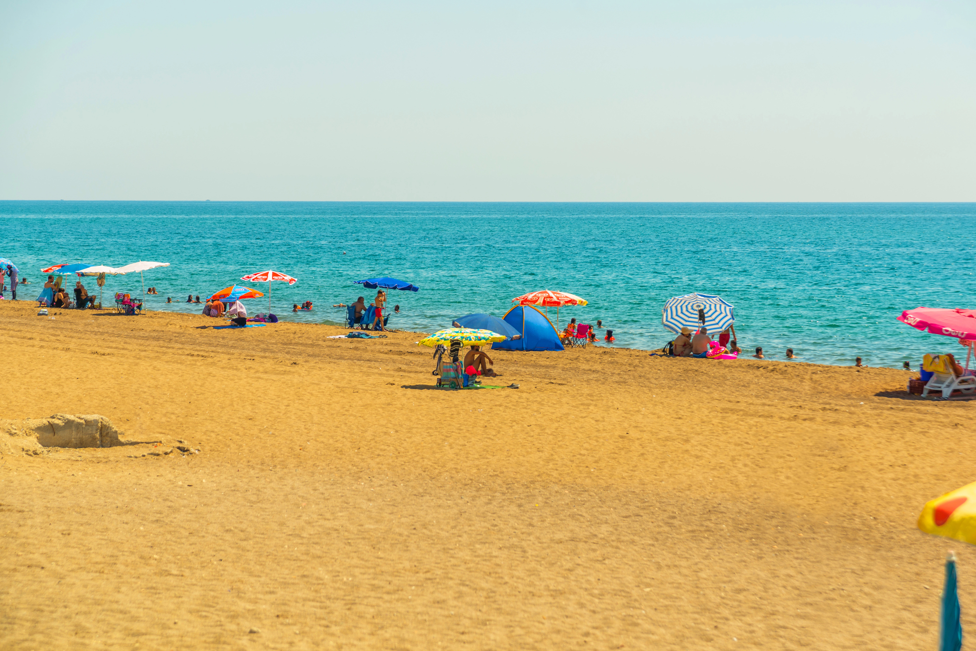Lara-stranden ved Antalya-bugten