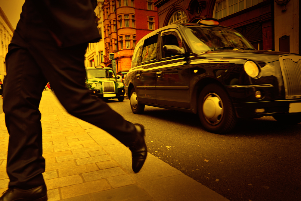 London-taxa på Oxford Street