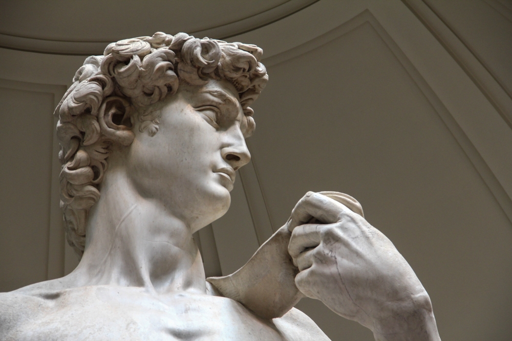 Michelangelos David i Galleria dell'Accademia i Firenze