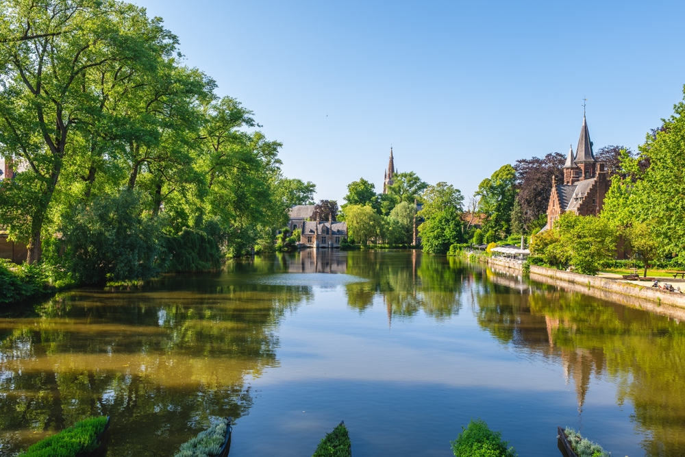 Minnewater, Kærlighedens Sø, i Brugge