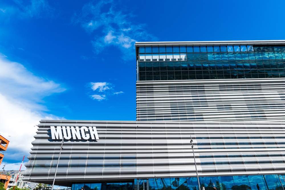 MUNCH-museets nye bygning i Bjørvika i Oslo