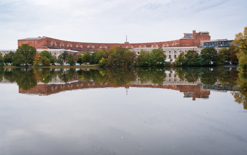 Kongresshalle på det tidligere Reichsparteitagsgelände ved Dutzendteich i Nürnberg