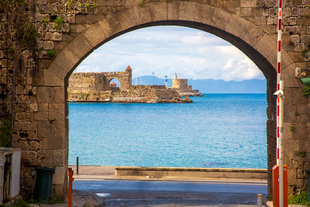 Old Town i Rhodos by