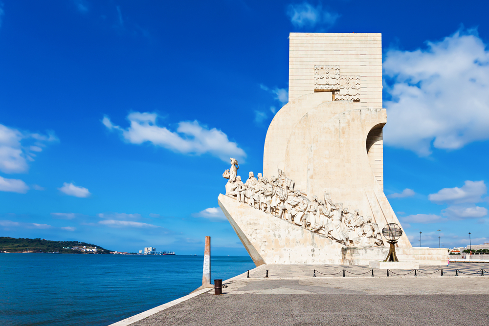Monumentet Padrão dos Descobrimentos ved Tejo-floden i Belém