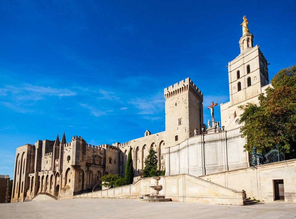 Pavepaladset Palais des Papes i Avignon