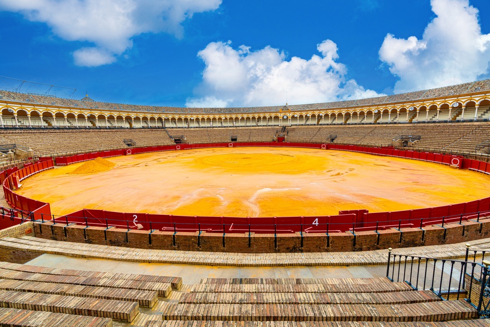 Tyrefægterarenaen Plaza de Toros de la Real Maestranza i Sevilla