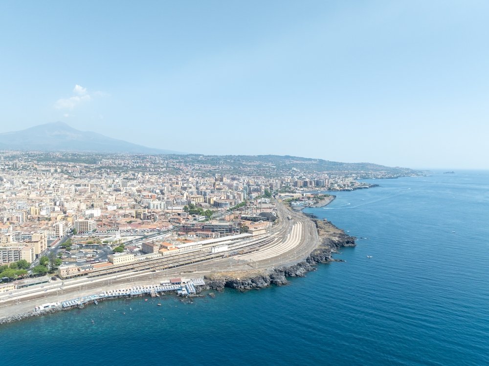 Regionaltog på Catania Centrale
