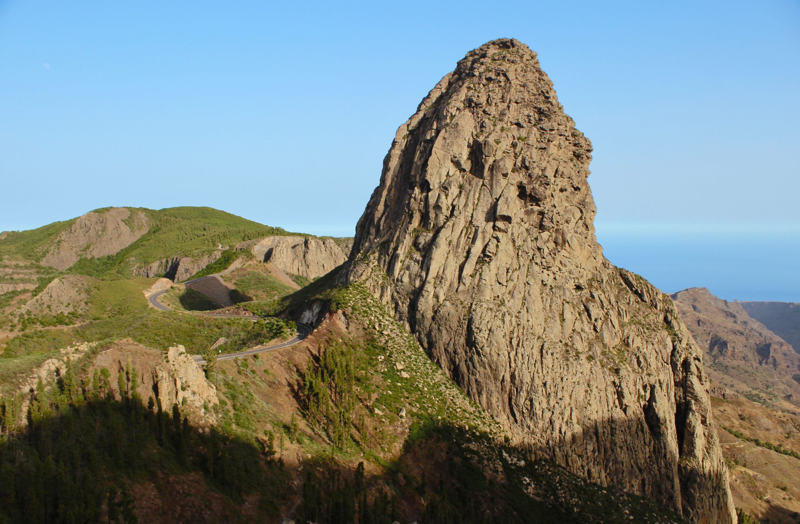 Roque de Agando i Garajonay Nationalpark på La Gomera