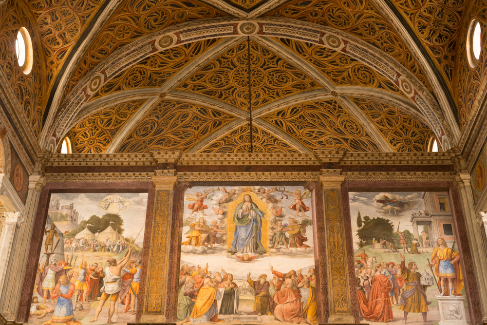 Freskerne i kirken San Maurizio al Monastero Maggiore i Milano