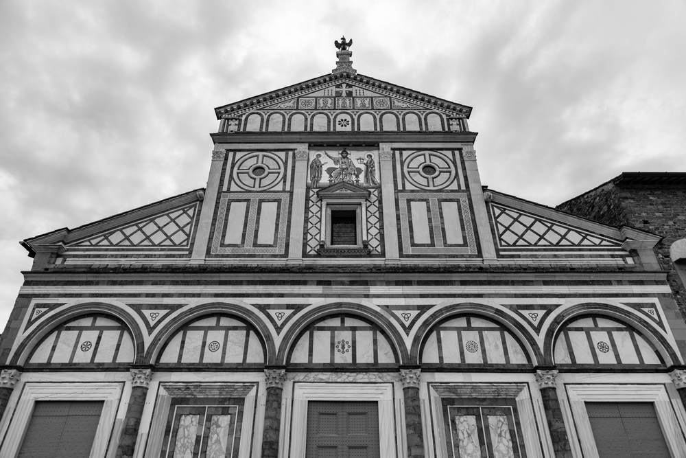 Kirken San Miniato al Monte over Firenze