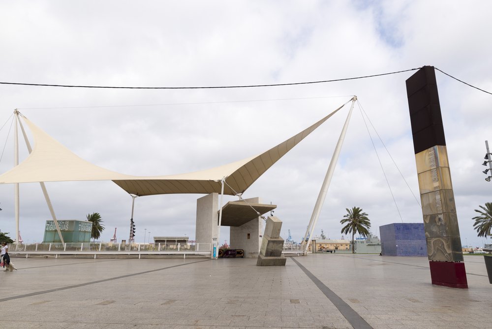 Busstationen Santa Catalina i Las Palmas